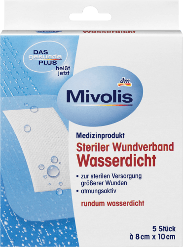 Steriler Wundverband Wasserdicht, St 5