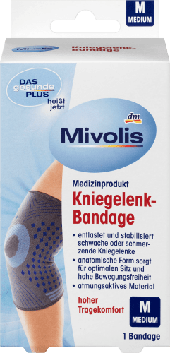 Kniegelenk-Bandage M, 1 St