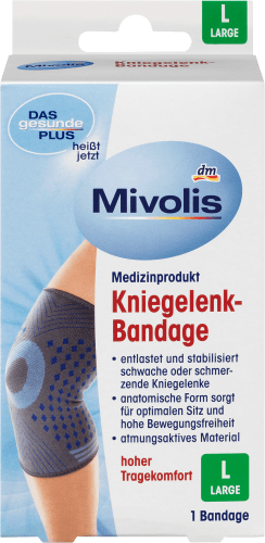 Kniegelenk-Bandage L, 1 St