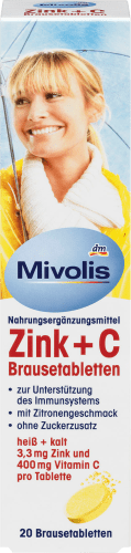 Zink + C Brausetabletten 20 St., 82 g