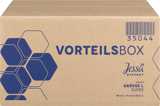 Vorteils-Box x Super, Größe 4 12 Hygiene-Pants St, L 48 St