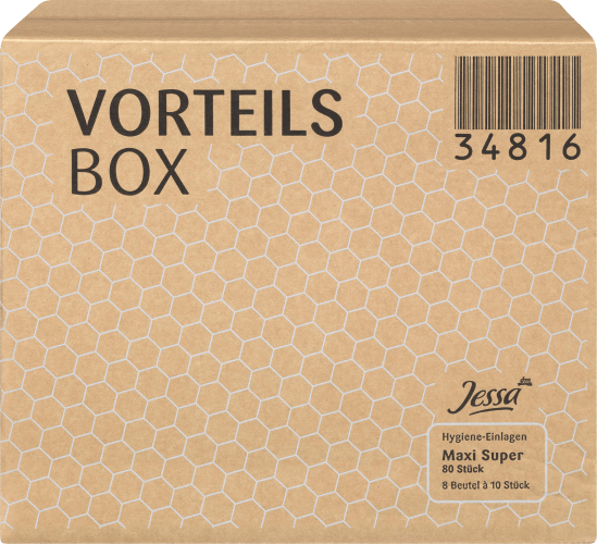 Vorteils-Box Hygiene-Einlagen Maxi Super, 80 St