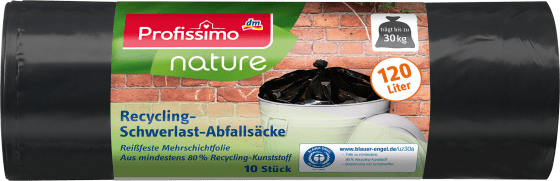 Schwerlast Abfallsack 10 80% nature 120L St Recycling-Material,