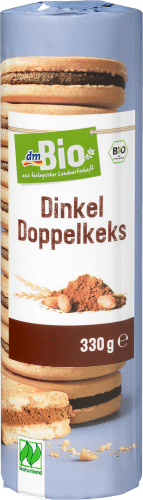 Dinkel Kakao, Doppelkeks Kekse, Naturland, g 330