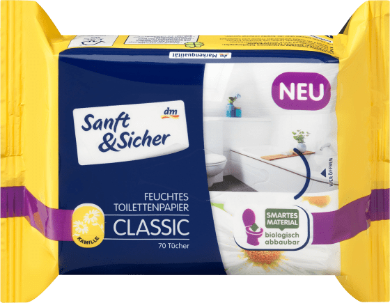 Günstiger Online-Verkauf Feuchtes Toilettenpapier Classic Kamille, 70 St
