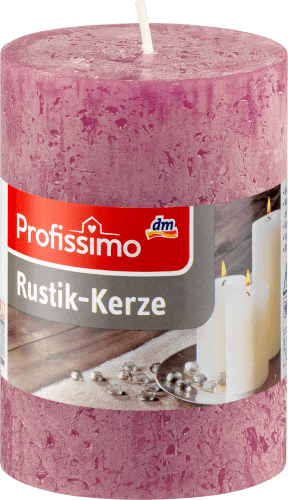 Rustik 1 St Stumpenkerze beere, 100/68