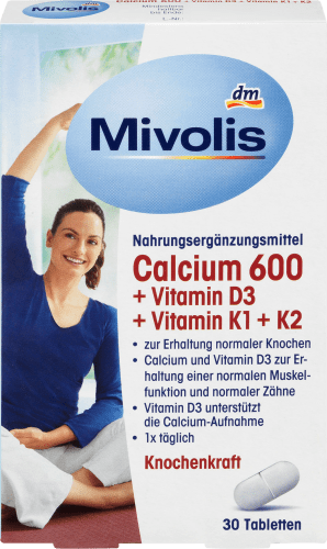 Calcium 600 51 Vitamin 30 K1 g + + + K2, St., D3
