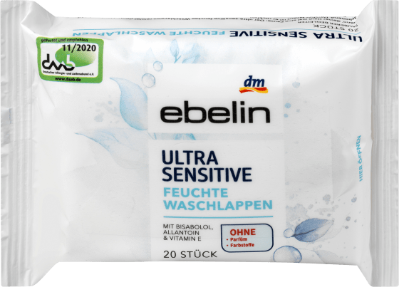 Ultra Waschlappen sensitive, 20 St