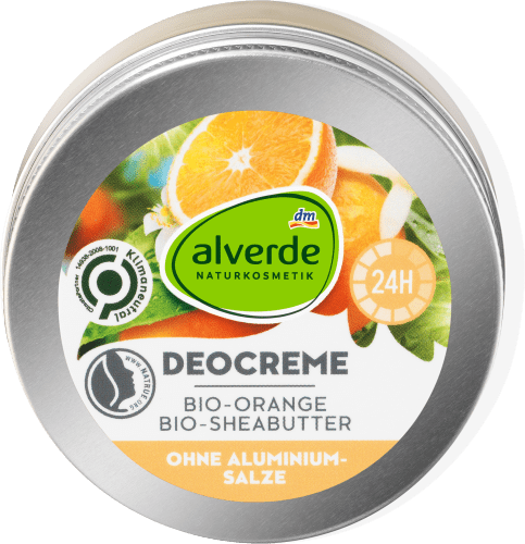 50 Deocreme Bio-Orange ml Bio-Sheabutter,