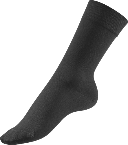 schwarz, Bio-Baumwolle, 1 mit 35-38, Socken Gr. St