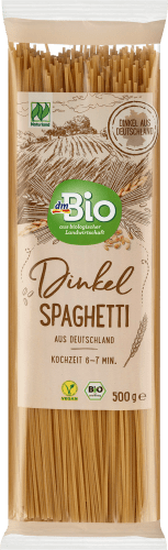 Nudeln, Spaghetti Dinkel, 500 g aus
