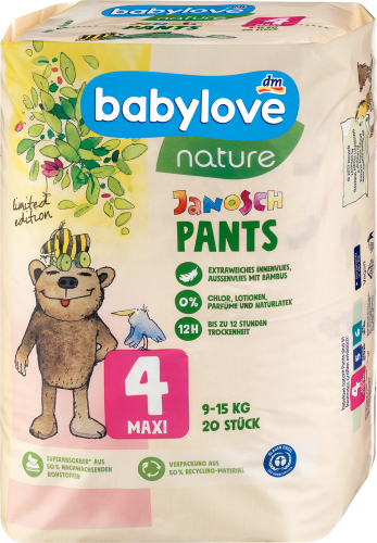 Baby Pants nature Gr.4 Maxi (9-15 kg), 20 St | Windel Pants