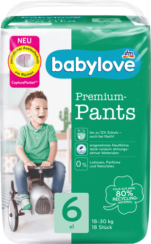 Baby Pants Premium Gr. 6, XL, 18-30 kg, 18 St