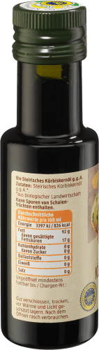 Steirisches Kürbiskernöl ml 100 g.g.a