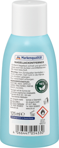 Nagellackentferner Acetonhaltig, 125 ml