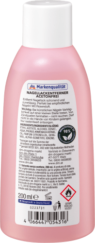 Nagellackentferner acetonfrei Rosenduft, 200 ml