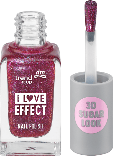 Nagellack Effect 070 Berry Glitter, 8 ml