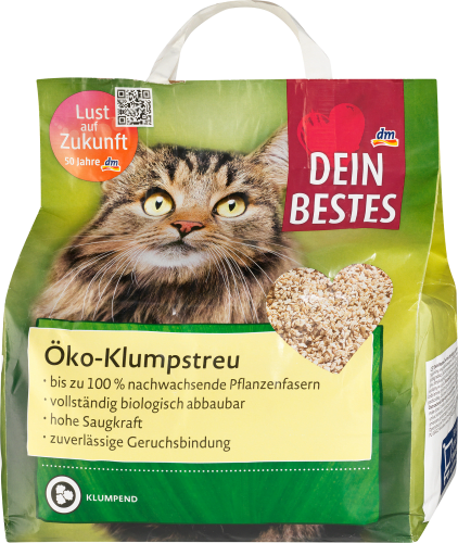 Katzenstreu Öko Klumpstreu, 3,6 kg