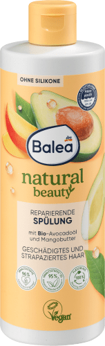 Spülung Natural Beauty Bio-Avocadoöl und Mangobutter, 350 ml
