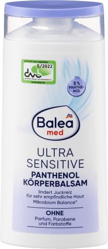 Körperpflege Balsam Ultra Sensitive Panthenol, 250 ml