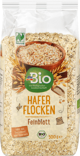 Haferflocken, Feinblatt, Naturland, 500 g | Flocken & Flakes
