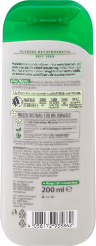 Shampoo Volumen Bio-Kiwi, Bio-Apfelminze, 200 ml