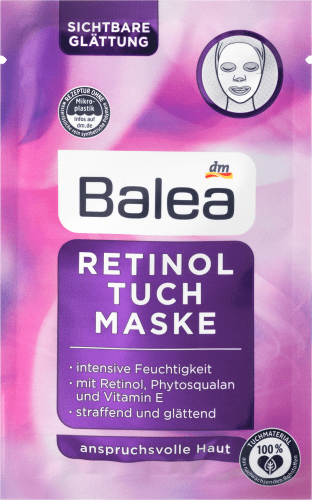 Tuchmaske Retinol, 1 St | Gesichtsmaske