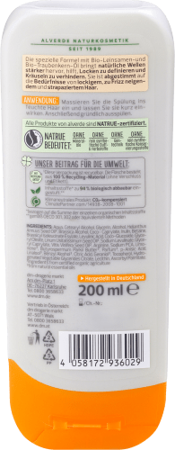 Conditioner Locken Bio-Leinsamen, Bio-Traube, 200 ml