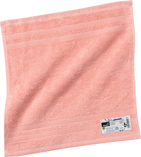 St 1 100% rosa Frottee aus GOTS-zertifiziert, Bio-Baumwolle Handtuch