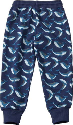 Jogginghose Pro Climate blau, Gr. St 98, 1 mit Wal-Muster