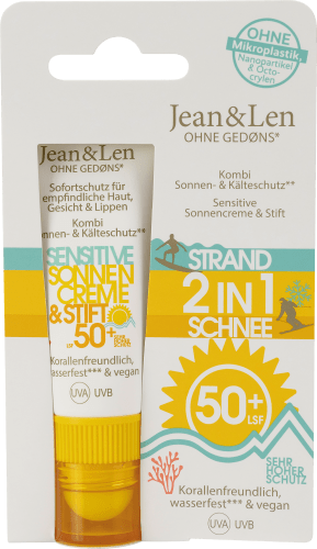 Sonnenschutz Kombi Gesicht Creme & Stift, LSF 50+, 20 ml
