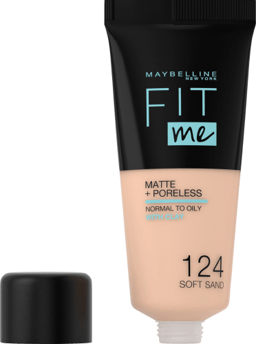 Foundation Fit Me Matte & Poreless 124 Soft Sand, 30 ml