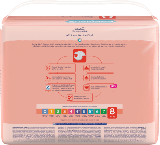 kg, Gr. 28 St Premium 8 18+ Windeln