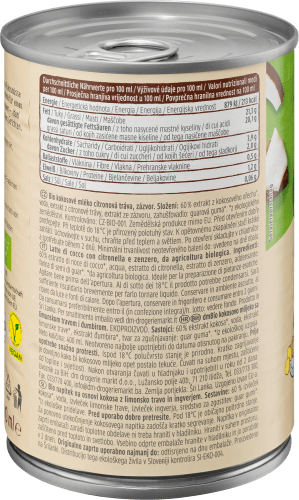 Kokosmilch Zitronengras, 400 ml