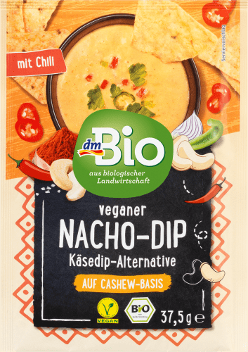 Nacho Dip, Käsedip-Alternative auf Cashew-Basis mit Chili, vegan, 37,5 g