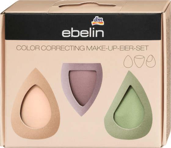 Color Correcting Make-up Eier-Set, 3 St