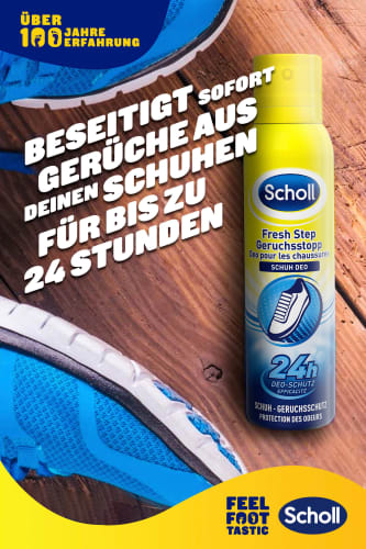 Schuhdeo Spray fresh step Geruchsstopp, 150 ml