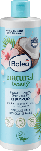 Shampoo Natural Beauty und ml Cocosmilch, 400 Bio-Hibiskus-Extrakt