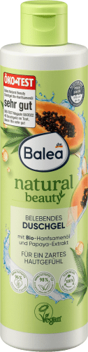 Natural Beauty Dusche Papaya-Extrakt & 250 ml Bio-Hanfsamenöl
