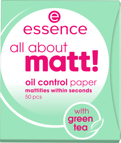 Mattierendes Papier All About Matt! Oil Control Paper, 50 St