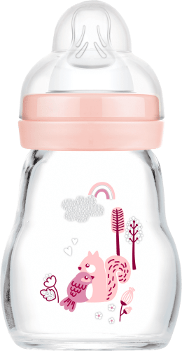Geburt rosa, Feel Babyflasche ml, matt, Glas 170 von St aus Good an, 1
