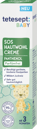 50 S0S Baby Hautwohl ml mit Panthenol, Creme