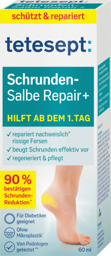 Fußcreme, Repair+, 60 Schrundensalbe ml