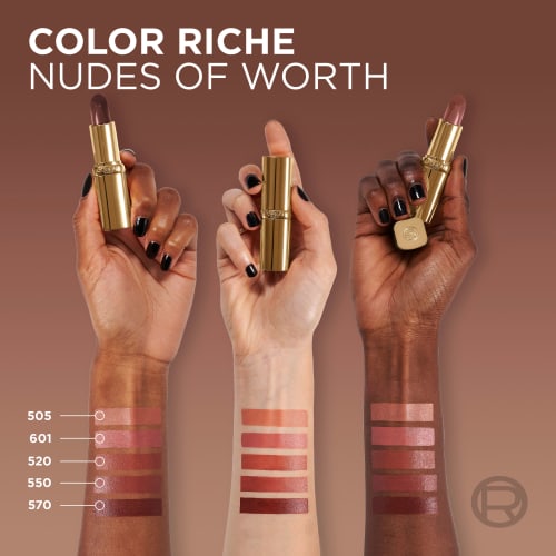 601 g Lippenstift Nude Color Satin Worth Riche 4,5 It,