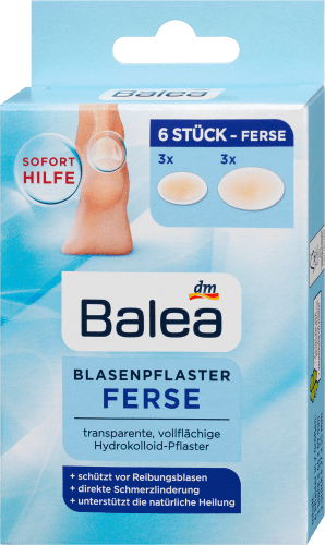 Blasenpflaster Ferse, 6 St | Blasenpflaster & Druckstellen