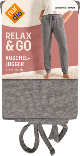 Go Gr. Jogger 1 grau, Kuschel Relax St & 36/38,