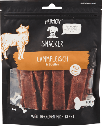 Hundeleckerli Lammfleisch in Streifen, 200 g