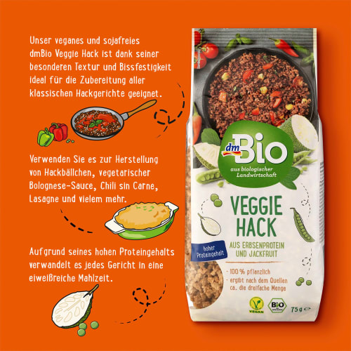 Hack, & Jackfruit, Erbsenprotein 75 g