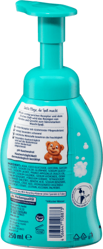 Kinder Waschschaum bärenstark, 250 ml