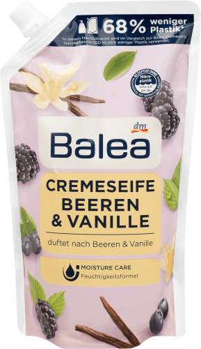 Cremeseife Beeren & Vanille Nachfüller, 0,5 ml | Flüssigseife